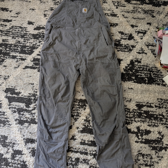 Carhartt Gray Workwear with Logo Patch - Picture 1 of 6